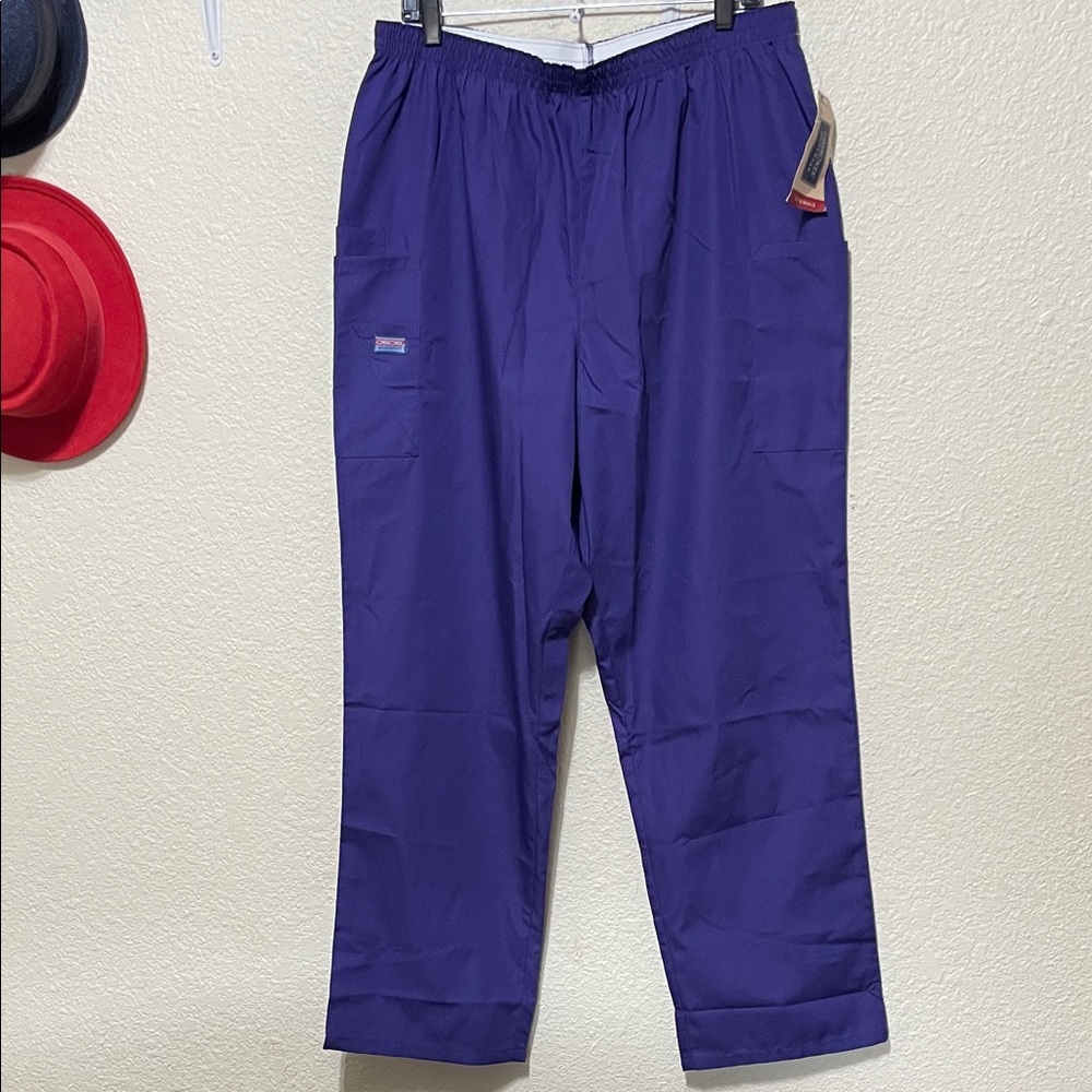 Cherokee Women's Grape Traditional Scrub Pants. NWT. Size XL. - Picture 1 of 13